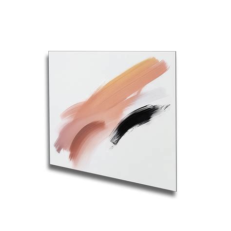 Dynamic Black and White Brushstroke Canvas Printed Wall Painting ...