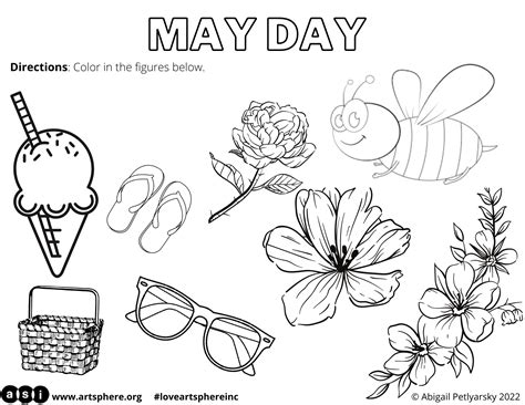 May Day Coloring Pages Printable