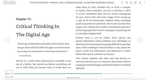 The Art of Critical Thinking, Logic, & Problem Solving: 15 Everyday ...