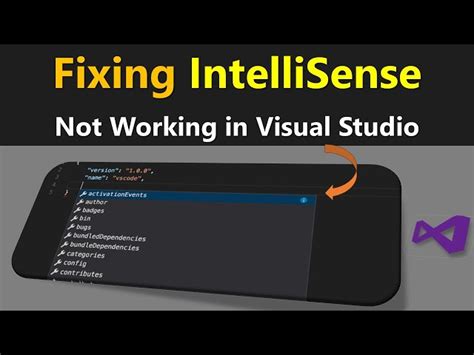 Image result for Visual Code IntelliSense Not Working