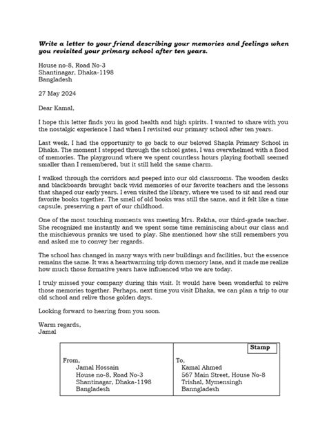 Informal Letter Format 的图像结果