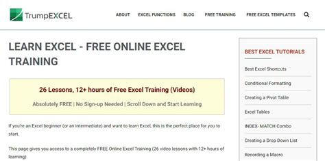 Free Excel Computer Lessons 的图像结果