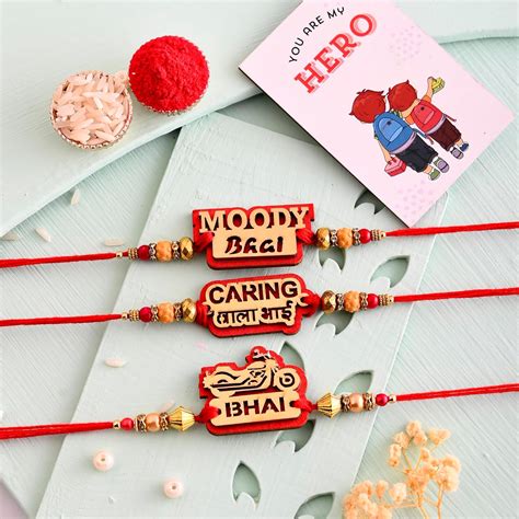 Ascension Pack of 3 Rakhi for Bhaiya Brother Raksha Bandhan Bhaiya ...