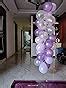 Hemito 54 Pc Birthday Decoration Kit– Rose Gold Pink White Balloon ...