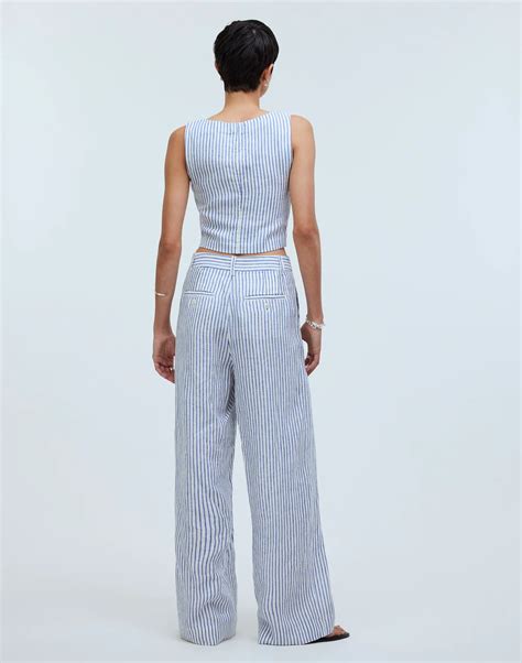 The Tall Harlow Wide-Leg Pant in 100% Linen | Madewell