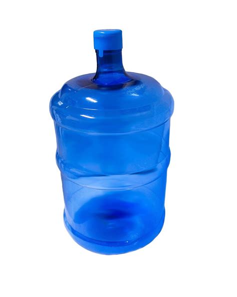 Blue Water Dispenser Round Container 5 gallons Capacity with Bottle ...