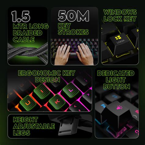 SpinBot Rage MK61 Mechanical Keyboard - Ultra-Compact 60% Layout | Tac