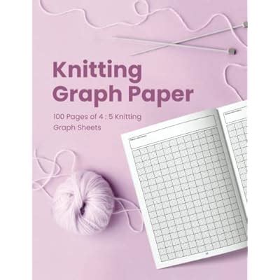 Buy Knitting Graph Paper: 4:5 Knitting Graph Sheets Knitting Graph ...