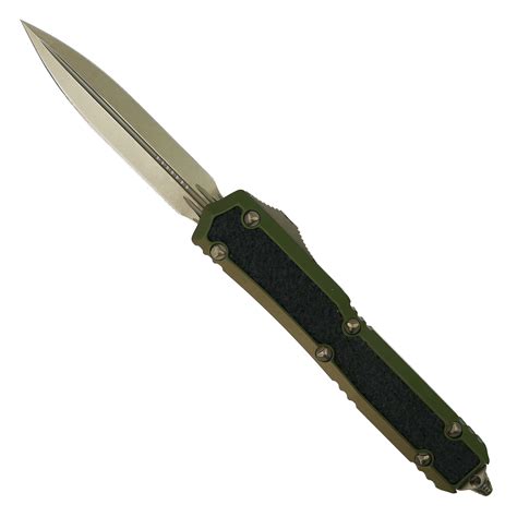 Microtech Signature Series OD Green Makora OTF Knife, Bronzed Dagger ...