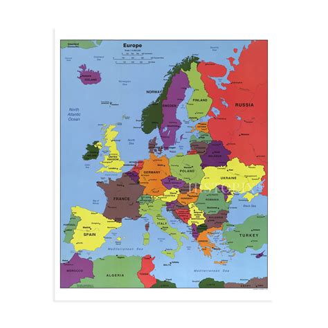 Europe Map Poster 的图像结果