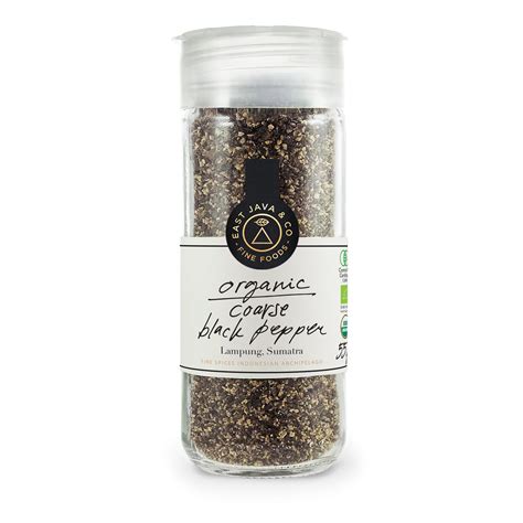 Organic Coarse Black Pepper - 55g (Lada Bubuk Organik) – East Java & Co