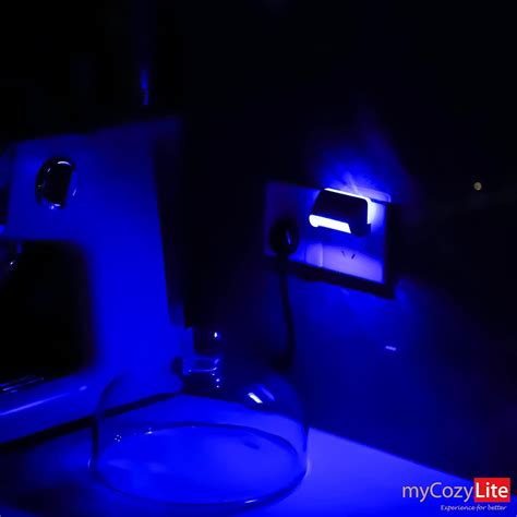 Buy myCozyLite Blue LED Night Lights, Smart Backlight Night Light Plug ...
