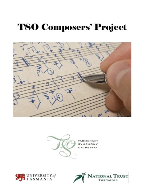 Fillable Online TSO Composers' Project - Tasmanian Symphony Orchestra ...