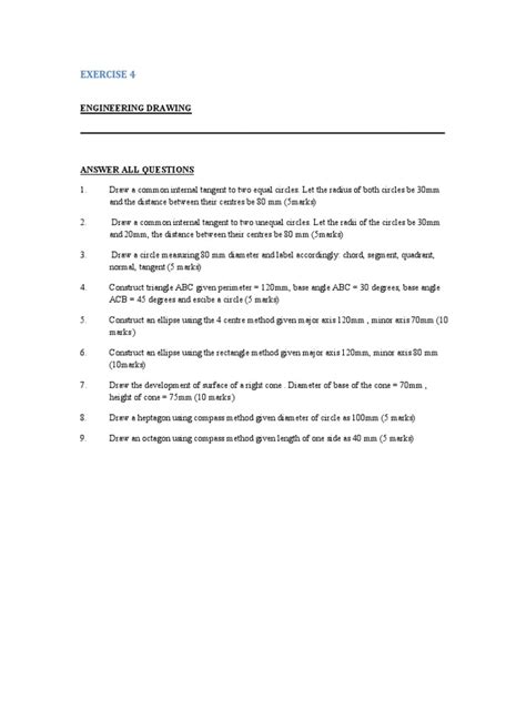 Engineering Drawing Exercises 的图像结果