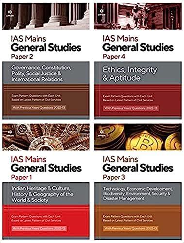 COMBO PACK OF IAS MAINS General Studies Paper 1,2,3,4 FOR 2020 ...