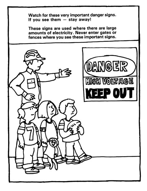 Electricity Coloring Pages 的图像结果