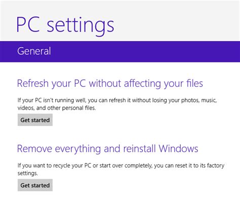 Image result for How to Refresh Window 8 Computer