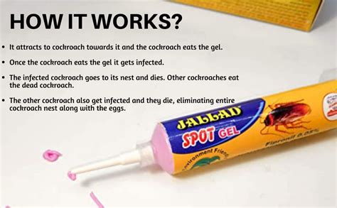 JALLAD SPOT GEL Anti Roach Spot Gel Ultimate Cockroach Repellent ...