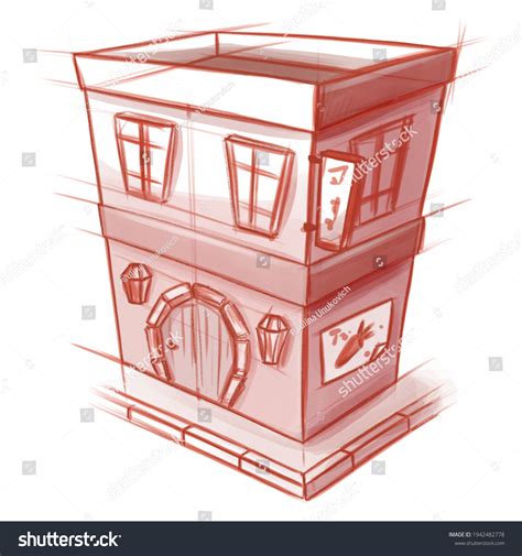 Building Drawing Cartoon 的图像结果