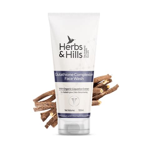 Glutathione Complexion Face Wash - 100 ml – HERBS AND HILLS