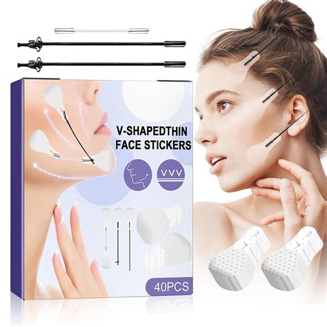 Amazon.com : Face Lift Tape Invisible, Face Tape With 3 Lifting Strings ...