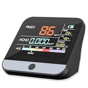 Professional Indoor Air Quality Monitor Indoor Portable PM2.5/PM1 /PM10 ...