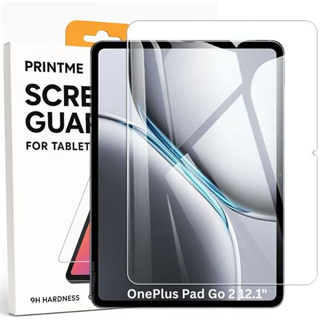 Printme Tempered Glass Screen Protector Compatible with OnePlus Pad 2 ...