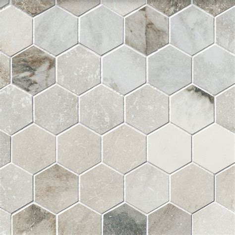 Ashford carrara polished hex marble wall and floor tile 2 in – Artofit