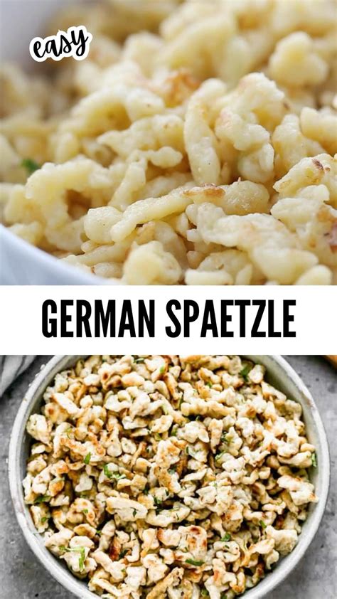 Homemade German Spaetzle | Recipe | German spaetzle, Speatzle recipe ...
