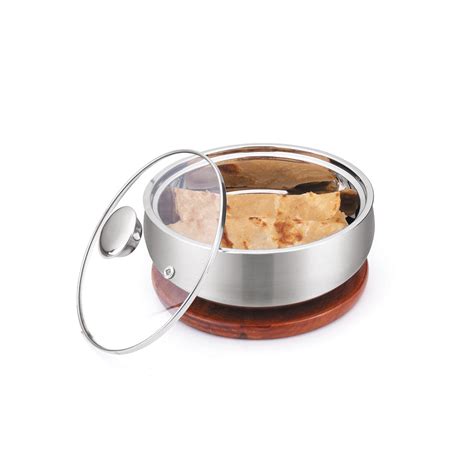 Roti Server with Glass Lid 1000ml – Signoraware