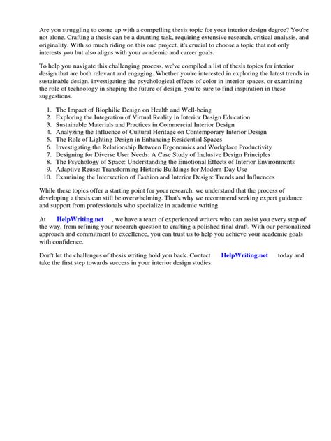 Dissertation Topics for Interior Design 的图像结果