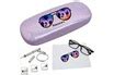 Etui à lunettes Taperso Etui a lunettes violet a paillette motif hawai ...