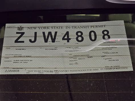 Temporary License Plates – Domestic Security