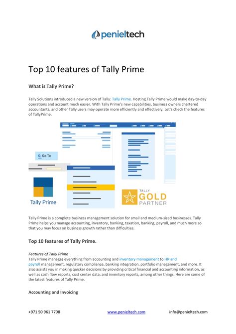 Tally Prime Features 的图像结果