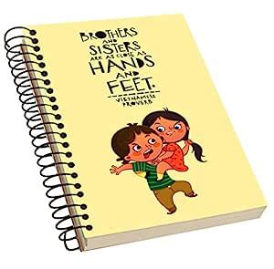 Centuria Spiral Bound Rakhi Notebook, Single Rule Notebook, Size : A5 ...