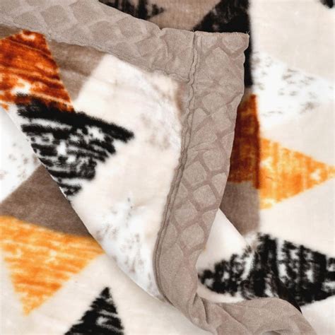 Buy STELLR HOME Issabella Mink Printed Double Blanket from Stellar Home ...