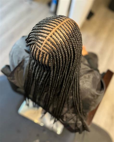 Image result for Braids with Middle Part Tutorial