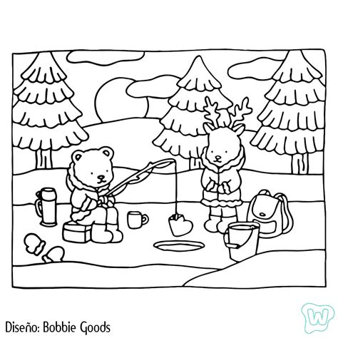 23 Bobbie Goods Christmas Mewarnai - Cetak PDF