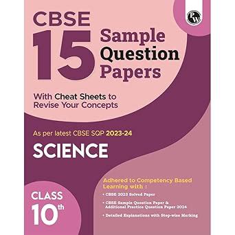 PW CBSE 15 Sample Question Papers Class 10 Science for 2024 exam | PYQ ...