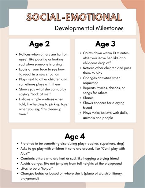 Developmental Milestones | Early Childhood Center