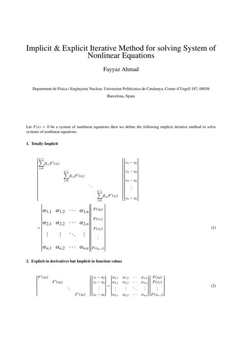Image result for Iterative Method for Solving Nonlinear Equations