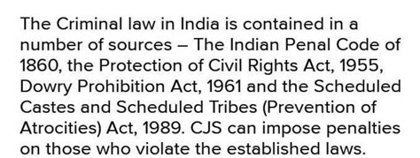 Write a brief note on the criminal procedure in the Criminal Justice ...