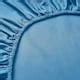 DVALA fitted sheet, blue, 140x200 cm (55x79") - IKEA
