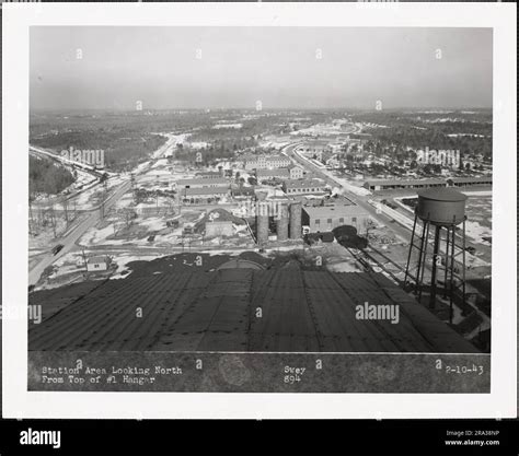 View of Station Area Looking North from Top of Hangar #1, Naval Air ...
