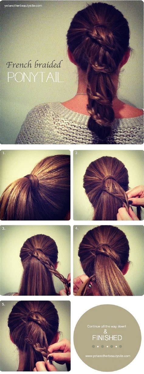 Easy Ponytail Tutorial 的图像结果