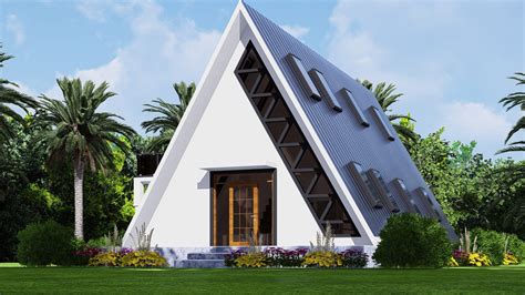 3 Bedroom A-Frame House Floor Plans