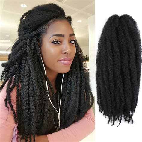 Buy AMELI Marley Hair Marley Braiding Hair for Twists Synthetic Fiber ...