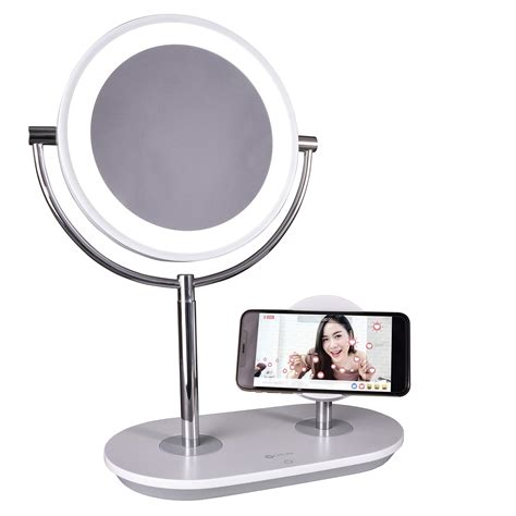 Ottlite Wireless Charging Led Makeup Mirror Illuminated Magnifying ...
