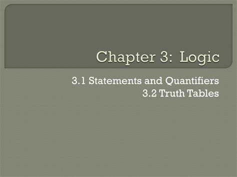 Image result for Logic Freshman Course Chapter Three