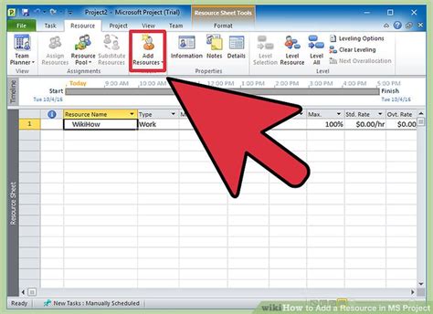 Image result for Resource Sheet in MS Project